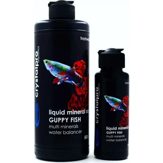 Crystalpro Guppy Fish Minerals Lepistes Mineral Tuzu 125 ml