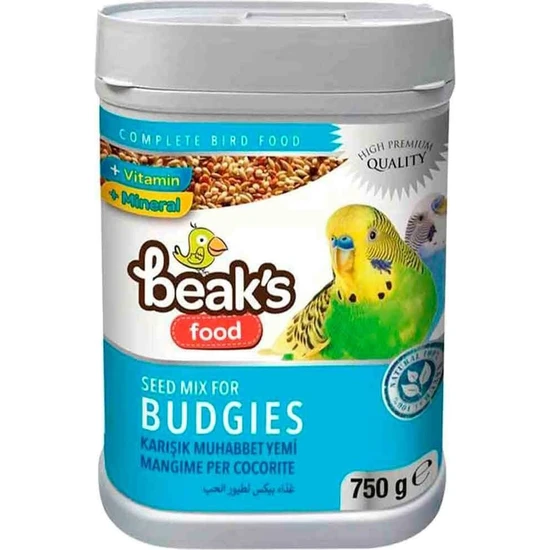 Beaks Karışık Muhabbet Kuşu Yemi 750 gr